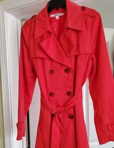 Short DKNY Rain Trench